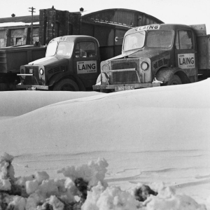 Filton snow drift